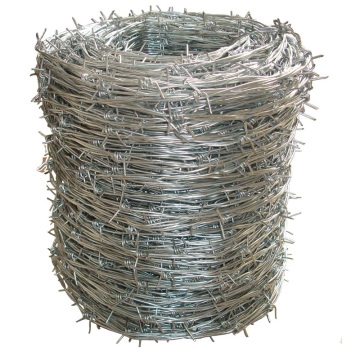 Galvanized or PVC coated barbed wire cheap barbed wire